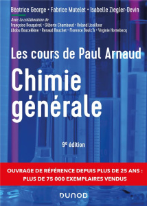 Chimie générale. 9e édition - George Béatrice ; Mutelet Fabrice ; Ziegler-devin