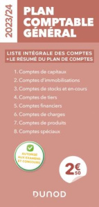 Plan comptable général. Edition 2023-2024 - Disle Charlotte