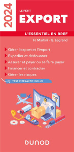 Le petit Export. L'essentiel en bref, Edition 2024 - Martini Hubert ; Legrand Ghislaine