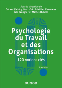 Psychologie du travail et des organisations. 120 notions clés, 3e édition revue et augmentée - Valléry Gérard ; Bobillier Chaumon Marc-Eric ; Bra