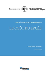Le coût du lycée - COUR DES COMPTES