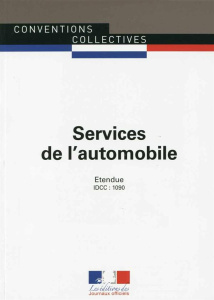 Services de l'automobile. (Commerce et réparation d'automobile, du cycle et du motocycle, activités - JOURNAUX OFFICIELS