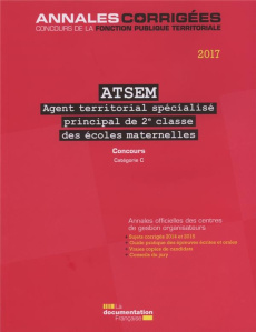 ATSEM Agent territorial spécialisé principal de 2e classe des écoles maternelles. Concours externe, - CENTRE INTERDEPARTEM