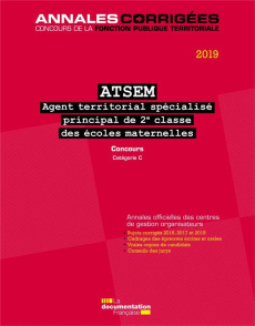 Agent territorial spécialisé principal de 2e classe des écoles maternelles. Agent territorial spécia - CENTRE INTERDEPARTEM
