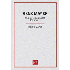 RENE MAYER ETUDES TEMOIGNAGES DOC.