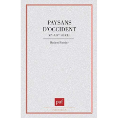Paysans d'Occident (XIe-XIVe siècles) - Fossier Robert