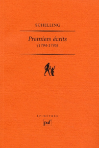 Premiers écrits 1794-1795 - Schelling Friedrich von