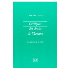 Critique des droits de l'homme - Binoche Bertrand