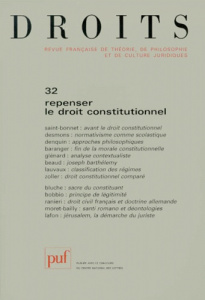Droits N° 32 2000 : Repenser le droit constitutionnel - COLLECTIF