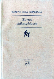 OEuvres philosophiques - Pic de la Mirandole Jean