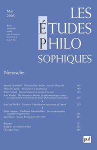 Les études philosophiques N° 2, Mai 2005 : Nietzsche - Buhot de Launay Marc ; Crépon Marc ; Vioulac Jean