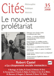 Cités N° 35 : Le nouveau prolétariat - Damien Robert ; Deleule Didier ; Draï Raphaël ; Za