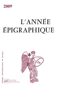 L'année épigraphique 2009 - Corbier Mireille