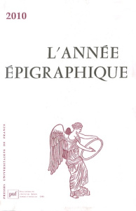 L'Année épigraphique 2010 - Corbier Mireille