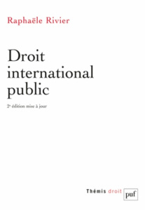 Droit international public - Rivier Raphaele