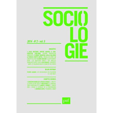 Sociologie Volume 5 N° 2/2014 - Paugam Serge