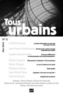 Tous urbains N° 6, Mai 2014 - Bonnet Frédéric