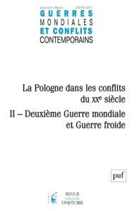 Guerres mondiales et conflits contemporains N° 261/2016 - COLLECTIF
