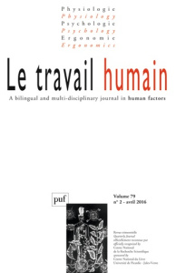 Le travail humain Volume 79 N° 2, 2016 - COLLECTIF