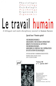 Le travail humain Volume 80 n°1 2017 - COLLECTIF