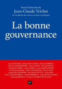 La bonne gouvernance - Trichet Jean-Claude