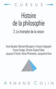 Histoire de la philosophie Tome 3 : Le triomphe de la raison - Russ Jacqueline