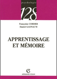 APPRENTISSAGE ET MEMOIRE - CORDIER/GOANAC'H