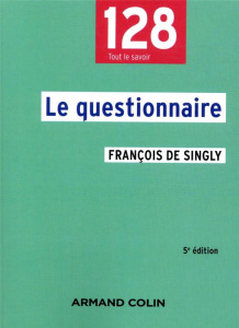 Le questionnaire. 5e édition - Singly François de