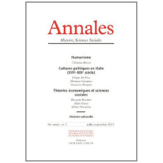 Annales Histoire, Sciences Sociales/32013/Annales Histoire, Sciences Sociales Tome 32013 - Anheim Etienne, Collectif