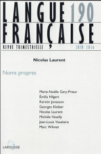 Langue française N° 190 - COLLECTIF