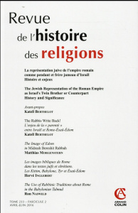 Revue de l'histoire des religions N° 2/2016 - COLLECTIF