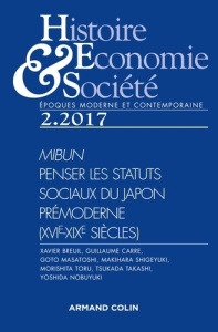 Histoire Economie & Société N° 2, juin 2017 - COLLECTIF