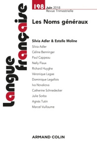 Langue française N° 198, Juin 2018 : Noms généraux - COLLECTIF