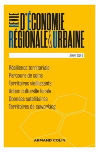 Revue d'économie régionale et urbaine N° 3/2021 - COLLECTIF