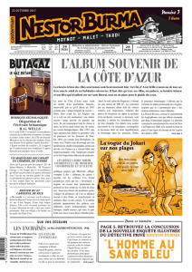 Nestor Burma N° 3 : L'homme au sang bleu - Malet Léo ; Tardi Jacques ; Moynot Emmanuel ; Sauv