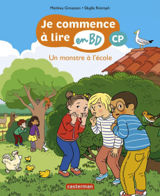 Je commence à lire en BD - CP : Un monstre à l'école - Grousson Mathieu ; Ristroph Sibylle