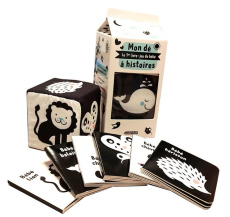 Mon dé à histoires. Le 1er livre-jeu de bébé. Avec un gros dé en mousse et 6 petits livres cartonnés - COLLECTIF