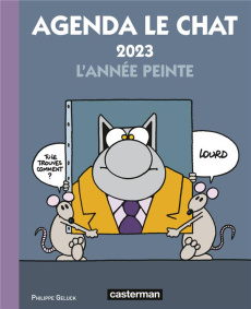 Agenda Le Chat 2023 - Grand format - Geluck Philippe