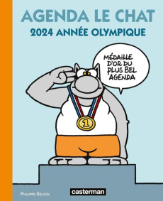 Agenda Le Chat 2024 : Année Olympique - Geluck Philippe