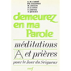 DEMEUREZ EN MA PAROLE - COLLECTIF