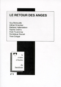 LE RETOUR DES ANGES - CAHIERS SAULCHOIR