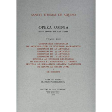Opera omnia - tome 42 compendium theologiae de articulis fidei et ecclesiae sacramentis. 42 - Thomas D'aquin