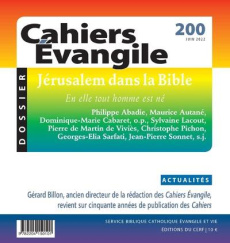 Cahiers Evangile N° 200 - COLLECTIF