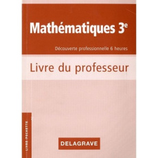 Mathématiques 3e Découverte professionnelle 6 heures. Cahier d'activités, Livre du professeur - Moulin-Berger Colette ; Taillade Francis ; Paquet