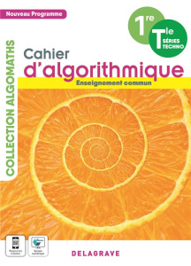 Cahier d'algorithmique et de programmation 1re / Tle séries techno. Enseignement commun, Edition 202 - Samy Modeliar Olga ; Bertin Charlotte