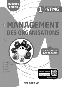 Management des organisations 1re STMG. Livre du professeur, Edition 2018 - Cornolti Christophe