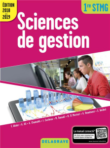 Sciences de gestion 1re STMG. Pochette élève, Edition 2018 - ABDAT/ALI/CHAMAKH