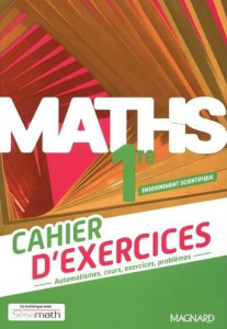 Maths 1re Enseignement scientifique. Cahier d'exercices - Gringoz Hélène ; Bau Delphine ; Krieger Didier ; G