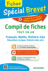 Compil de fiches Tout en un 3e. Français, maths, histoire-géo, éducation civique, histoire des arts - Coly Sylvie ; Renouf Stéphane ; Bouvier Frédéric