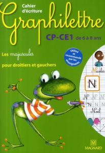 Cahier d'écriture CP-CE1 de 6 à 8 ans. Les majuscules pour droitiers et gauchers - Hebting Claude